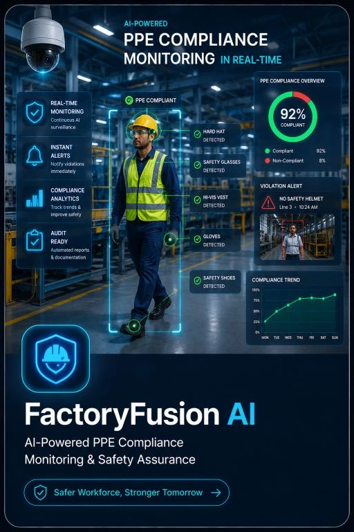 Worker Safety & PPE Compliance ,Manufacturing & Industrial Automation