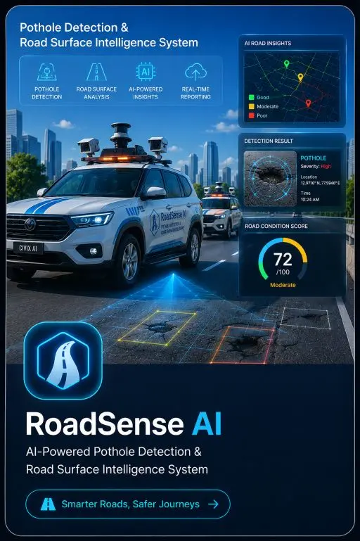 RoadSense AI Pothole Detection & Road Surface Intelligence System